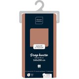 Douceur d intérieur Pamučna plahta s gumom u boji lososa 160x200 cm Lina – | shoptok.hr