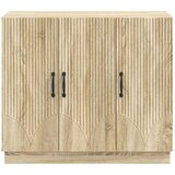  Strani šal Sonoma hrast 89 x 34,5 x 77 cm Inženirski les, (5000217957) | Shoptok.si