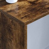  Stol za zid Dimljeni hrast 100 x 45 x 30 cm Konstruirano drvo | Eponuda.com