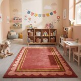 Flair Rugs Bordo rdeča ročno tkana volnena preproga 120x170 cm Lois – | Shoptok.si