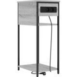 vidaXL Nočna omarica Siva sonoma 28.1 x 40.9 x 75 cm Konstruiran les | Shoptok.si