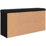 vidaXL klupa za cipele crna 102 x 32 x 50 cm od konstruiranog drva | shoptok.hr