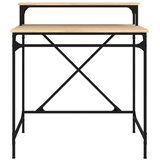  Radni stol boja hrasta 80x50x90 cm konstruirano drvo i željezo | Eponuda.ba