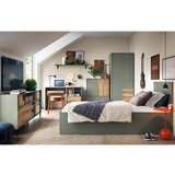 Modern Living Omara S Klasičnimi Vrati Pozzi, Zelena, Barva Hrasta | Shoptok.si