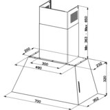 Faber rustični aspirator CHLOÉ EV8+ dg matt A70 | ePonuda.com