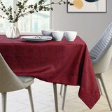 AmeliaHome Stolnjak Gaia s man&amp;scaron;etom 120x260 cm, bordo Slike