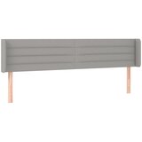 Maison Chic vzglavna omarica - nočna omarica - posteljna omarica z ušesi svetlo sivo 183x16x78/88 cm blago, (21712527) Cene