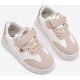 Boto Sports Shoes Sneakers Girls Velcro Beige Zarina | Shoptok.si