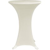  Navlaka za stol za stajanje Ø 70 cm krem rastezljiva 4 kom | shoptok.hr