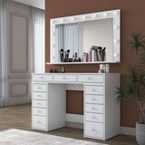 Hanah home toaletni stolić, bijeli Cijene