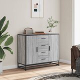  Komoda Siva Sonoma 92x35x76 cm Konstruirano drvo | Eponuda.ba