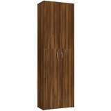Furnova Pisarniška omara rjavi hrast 60x32x190 cm konstruiran les, (21919709) | Shoptok.si