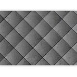  Foto tapeta - Grey symmetry - geometric pattern in concrete pattern with black joints 350x256 Vodootporna | shoptok.hr
