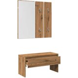  Set namještaja za hodnik Umjetničko izrađeno drvo od hrasta | shoptok.hr