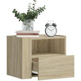  The Living Store Stenska nočna omarica 2 kosa sonoma hrast 45x30x35 cm - Stenska Omarica, (21497510) | Shoptok.si