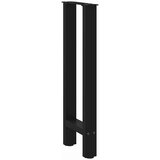  Noge za konzolni stol crne 2 kom 38 x (72-73) cm čelik | shoptok.hr