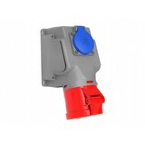 Madras doo Beograd UTIČNICA ZIDNA UKO-UTO BEMIS IP44 16A 3P+E+N 380V SA UTIČNICOM BC1-1505-2537 | ePonuda.com