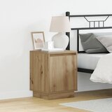 vidaXL Noćni ormarići Set od 2 Hrastovina Šperploča 39 x 34,5 x 50 cm | shoptok.hr