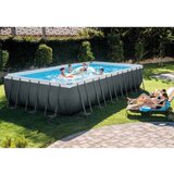 Intex Montažni bazen Ultra Quadra XTR (d 732 x š 366 x v 132 cm, peščeni filter: 6.000 l/h, z lestvijo, zaščitno podlogo in ponjavo) | Shoptok.si