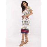 Italy Moda Dress-DHJ-SK-19396.76-ecru | Shoptok.si