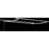 vidaXL Ručna uvlačiva tenda s LED-om Zelena i bijela 300x250 cm | shoptok.hr