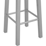  Barski stolci 2 kom srebrni MDF | shoptok.hr