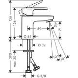 Hansgrohe 71558670 Vernis Blend 70 armatura za umivalnik | Shoptok.si