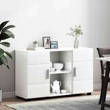  Kreveta s policom Visoki sjaj bijela 88 5 x 30 5 x 55 5 cm | shoptok.hr