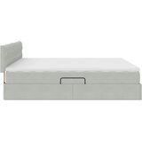  s od storage Svijetlo siva 180 x 200 cm Baršun | shoptok.hr