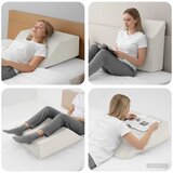  Jastučić za noge Jednobojno Bijelo 63 x 52 x 19,5 cm PU pjena | shoptok.hr