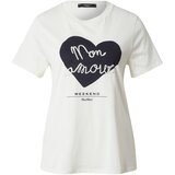Weekend Max Mara Majica 'VELLO' crna / bijela | shoptok.hr