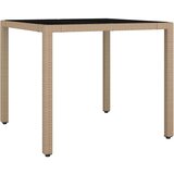 vidaXL 5-dijelni vrtni bistro set od poliratana s jastucima smeđi | shoptok.hr