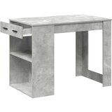 vidaXL Radni stol s ladicom i policom beton sivi 102x62x77,5 cm | shoptok.hr