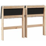  Tapecirani uzglavlje Svijetlo siva 120 cm Čvrsto borovo drvo | shoptok.hr