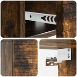  Noćni ormarić za montažu na zid s ladicama 2 pcs Dimljeni hrast | shoptok.hr