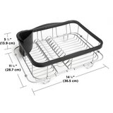 Umbra Crni željezan ocjeđivač za posuđe 37x29 cm Sinkin – | shoptok.hr