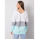 RUE PARIS Sweatshirt-RV-BL-5972.07-white-gray | Shoptok.si