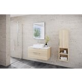 Tboss kopalniška omarica z umivalnikom nola 75 cm, naraven h | Shoptok.si
