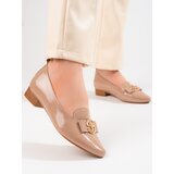 VINCEZA Elegant lacquered loafers with low heels Vnceza | shoptok.hr