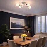  plafonski luster king 4xE27/15W/230V sjajni hrom | Eponuda.com