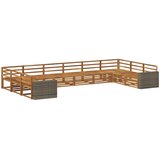  Setovi sofa 10 kom. Čvrsto drvo akacije | shoptok.hr
