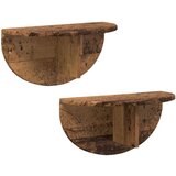  Stenska polica 2 pcs Star les 48 x 24 x 24 cm Konstruiran les, (5000200909) | Shoptok.si