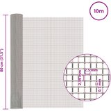 Mrežna tkanina 80 x 1000 cm 8 Mesh Nehrđajući čelik 201 Srebrna | shoptok.hr