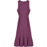 Trendyol Plum Striped Woven Gilet Dress | Eponuda.ba