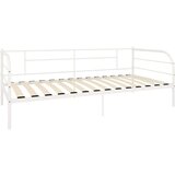  Posteljni okvir za dnevno posteljo bel kovinski 90x200 cm, (20606625) | Shoptok.si