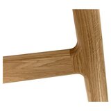 Woodman Raztegljiva jedilna miza z dodatno ploščo v hrastovem dekorju 90x180 cm Curved – | Shoptok.si