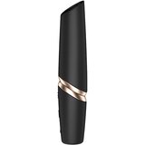 Satisfyer Savršeni Poljubac - vibrator u obliku ruža (crni) | shoptok.hr