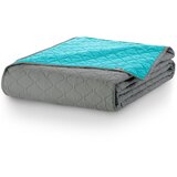 DecoKing Prekrivač Axel 170x270 cm, tirkizna/siva | shoptok.hr