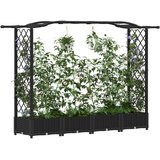  Povišeni krevet s mrežom i krovom Crna 207 x 40 x 126 cm PP | Eponuda.com