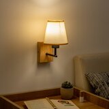  Brilagi - Zidna lampa NUBILA WOOD 1xE27/25W/230V hrast/svetlo braon | Eponuda.com